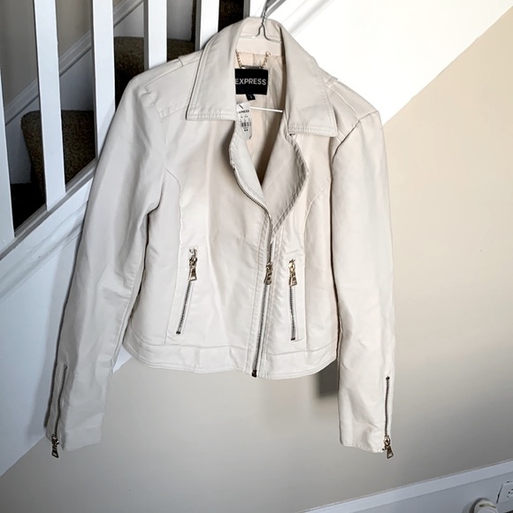 Express Jackets & Blazers - Express faux leather jacket NEW